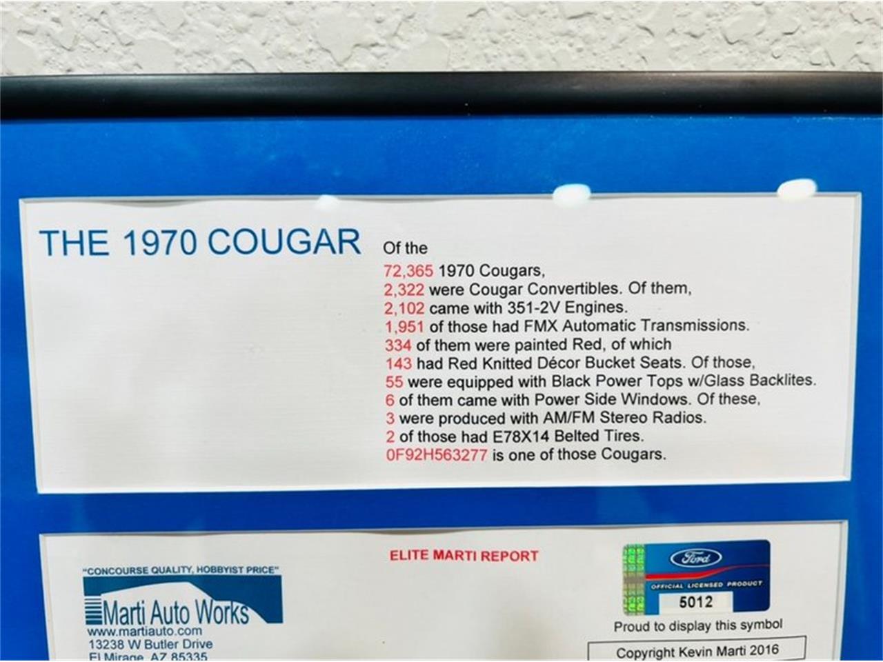 1970 Mercury Cougar - Image 10